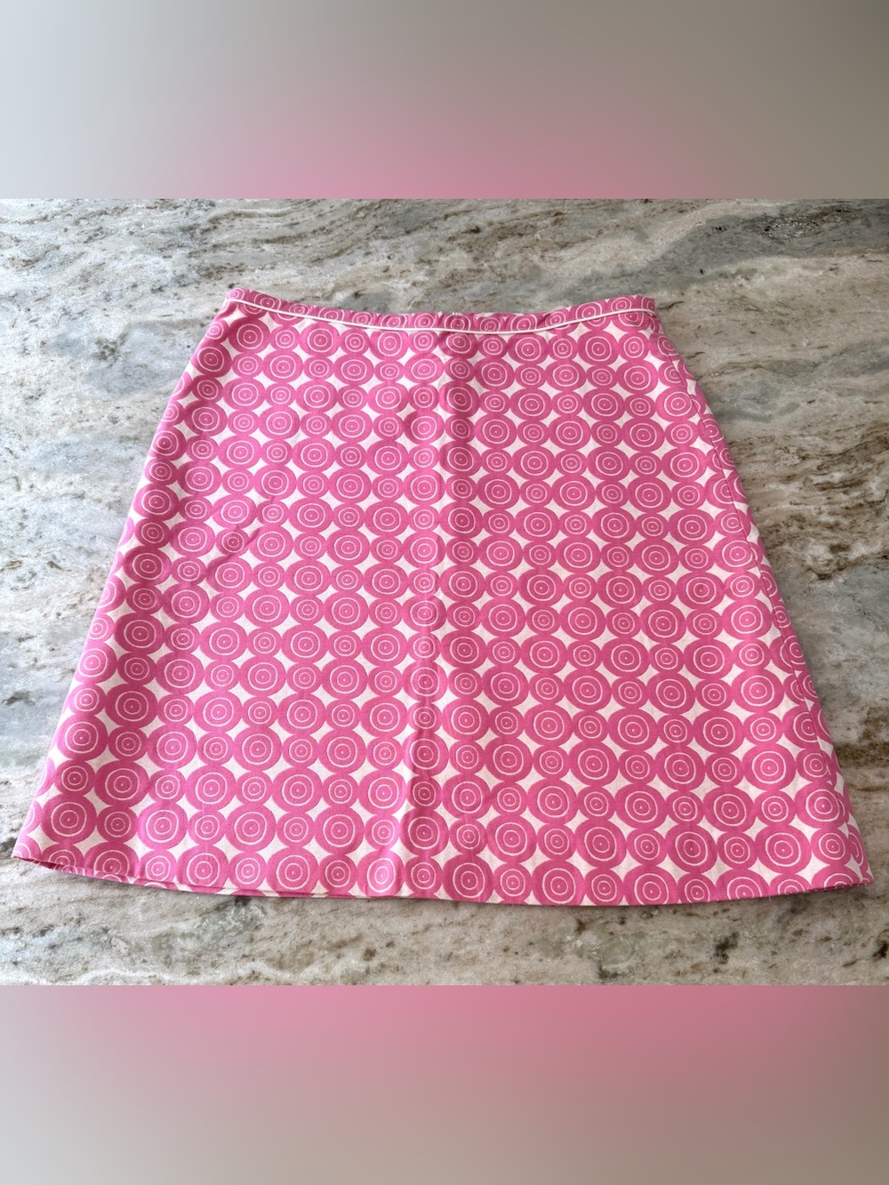 Lilly Pulitzer Hibiscus Pin Social Circles Josie Skirt Women Size 8 Retail $198